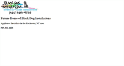 Desktop Screenshot of blackdoginstallations.com